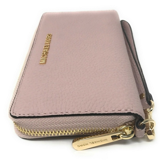 Michael Kors Jet Set Travel Large Flat Zip Wallet - Picture 3 of 4